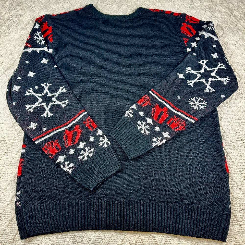 Disney Nightmare Before Christmas Sweater Jack Skellington XL - Picture 4 of 9